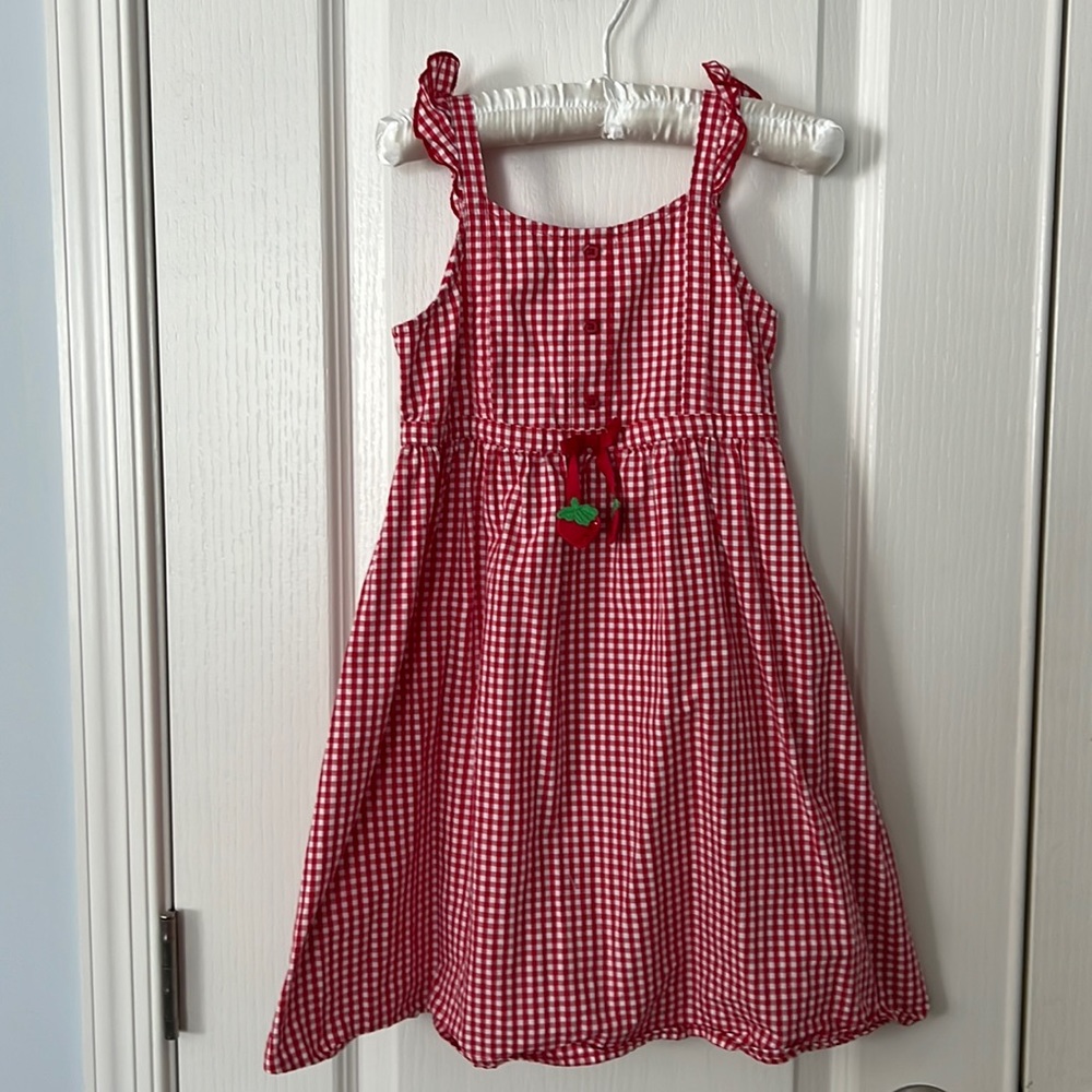 Gymboree Red & White Gingham Dress - Size 7